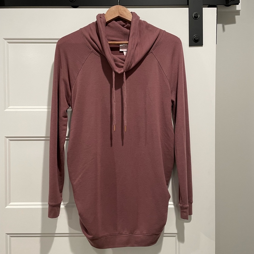 Isabel maternity cowl neck shirt